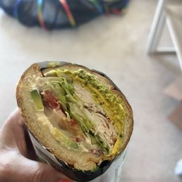 So Yesterday sando on soft roll added red onion/tomato/American cheese. Bomb! So Yesterday sando on soft roll added red onion/tomato/American cheese. Bomb!