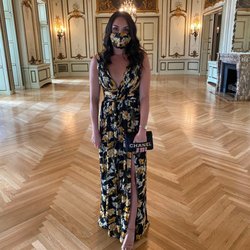Swan Cleaners and Alterations 72nd - Altered black tie dress with matching mask Terry made!
