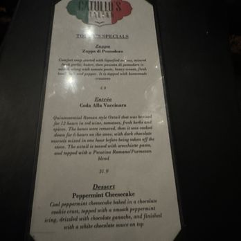 Catullo’s Italian - Specials today - Italian Near Me - Ponte Vedra, Florida Catullo’s Italian - Specials today - Italian Near Me - Ponte Vedra, Florida