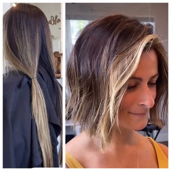 Harlow Salon - Drastic hair chop - Hair Salons Near Me - Farmingdale, New York Harlow Salon - Drastic hair chop - Hair Salons Near Me - Farmingdale, New York