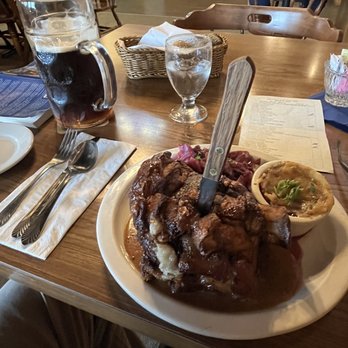 Bavarian Grill - My ham hock with red cabbage and potato dish - German Near Me - Plano, Texas Bavarian Grill - My ham hock with red cabbage and potato dish - German Near Me - Plano, Texas