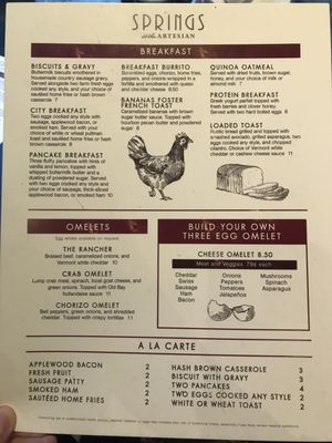 Menu photo 2 Springs at the Artesian Sulphur, OK Menu photo 2 Springs at the Artesian Sulphur, OK