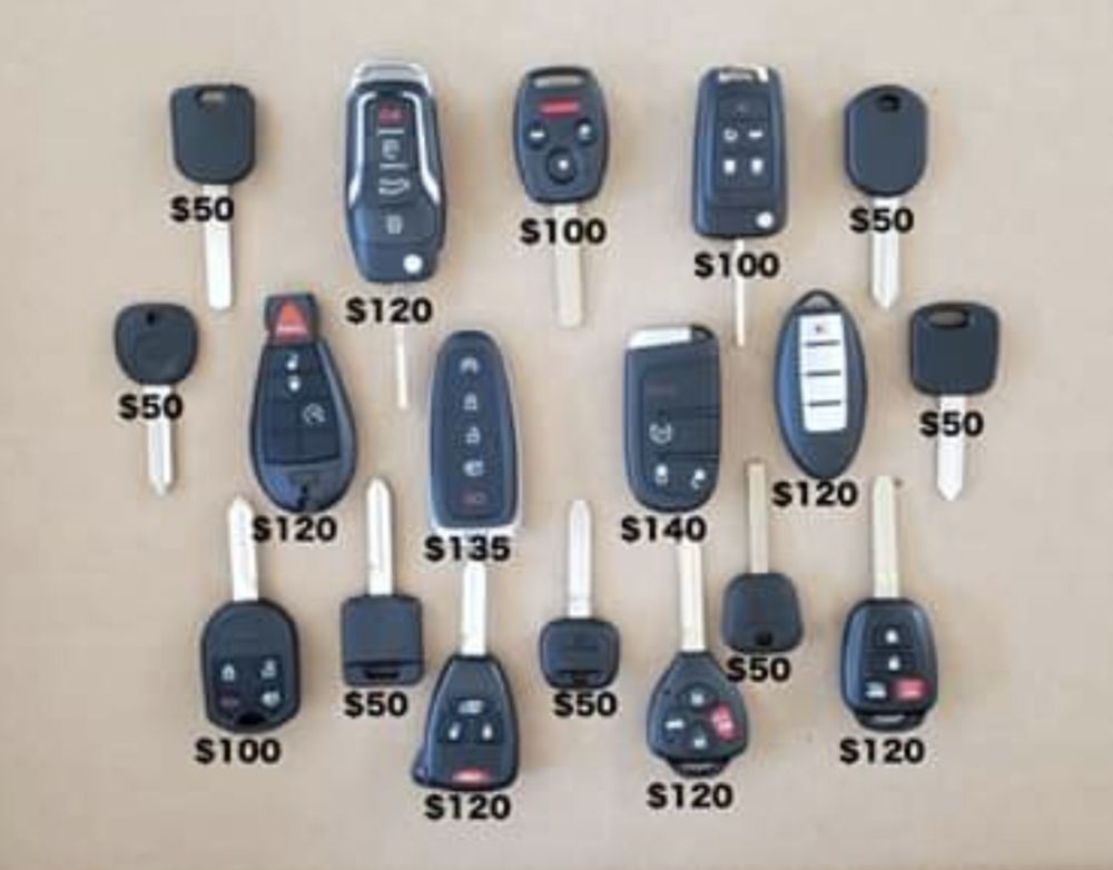 CAR KEYS FOBS FOR LESS Updated September 2024 Garland, Texas Keys & Locksmiths Hours