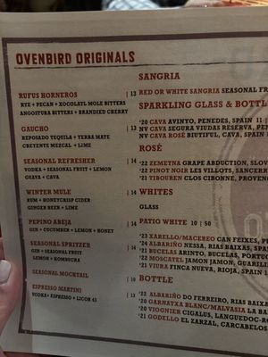 Menu photo 5 OvenBird Birmingham, AL