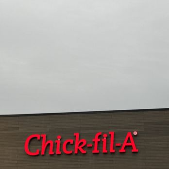 Chick-fil-A - ows a sign on a building - Fast Food Near Me - Bellevue, Washington