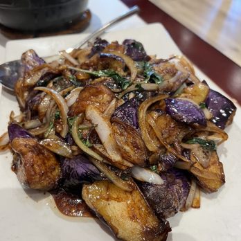 Bamboo House - Eggplant and basil - Noodles Near Me - Humble, Texas Bamboo House - Eggplant and basil - Noodles Near Me - Humble, Texas