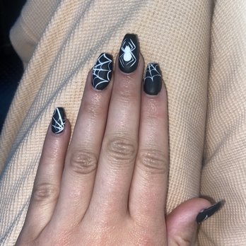 Modern Nails Salon - Spider Halloween nails - Nail Salons Near Me - Champaign, Illinois Modern Nails Salon - Spider Halloween nails - Nail Salons Near Me - Champaign, Illinois