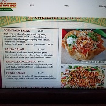 Tapatio Mexican Restaurant - This is what their website says you will get when you order the Taco Salad Cazuela. - Mexican Near Me - Troutdale, Oregon Tapatio Mexican Restaurant - This is what their website says you will get when you order the Taco Salad Cazuela. - Mexican Near Me - Troutdale, Oregon