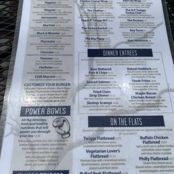 Twiggs - Menu 2 - Gastropubs Near Me - St Albans, Vermont Twiggs - Menu 2 - Gastropubs Near Me - St Albans, Vermont