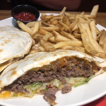 Applebee's Grill + Bar - Quesadilla Burger - American Near Me - Battle Creek, Michigan Applebee's Grill + Bar - Quesadilla Burger - American Near Me - Battle Creek, Michigan
