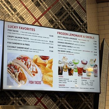 Lucky Louie Fish Shack - menu - Fish & Chips Near Me - Seattle, Washington