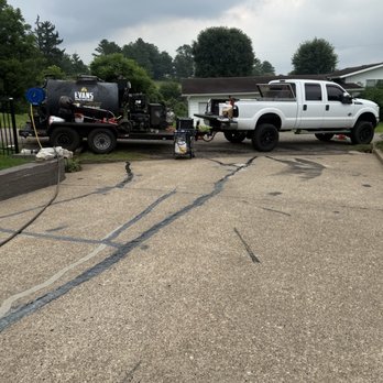 Evans Asphalt Maintenance - Before - Masonry/Concrete Near Me