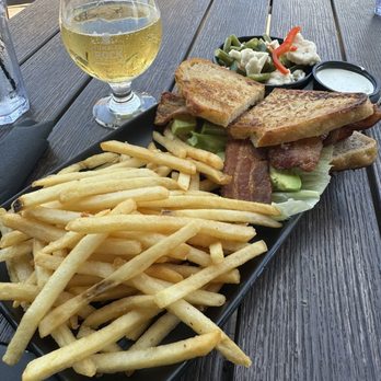 Tumbled Rock Brewery & Kitchen - BLTA (Fries Upgrade) & Cider - Pizza Near Me - Baraboo, Wisconsin Tumbled Rock Brewery & Kitchen - BLTA (Fries Upgrade) & Cider - Pizza Near Me - Baraboo, Wisconsin