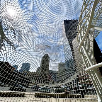 Wonderland Sculpture - Views from inside the giant head! - Public Art Near Me - Calgary, Alberta Wonderland Sculpture - Views from inside the giant head! - Public Art Near Me - Calgary, Alberta
