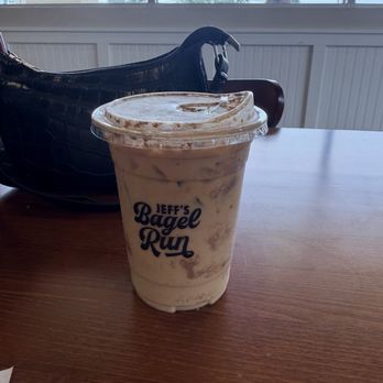 Jeff's Bagel Run - Cinnamon vanilla iced latte - Coffee & Tea Near Me - Orlando, Florida