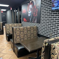 Open seating booths