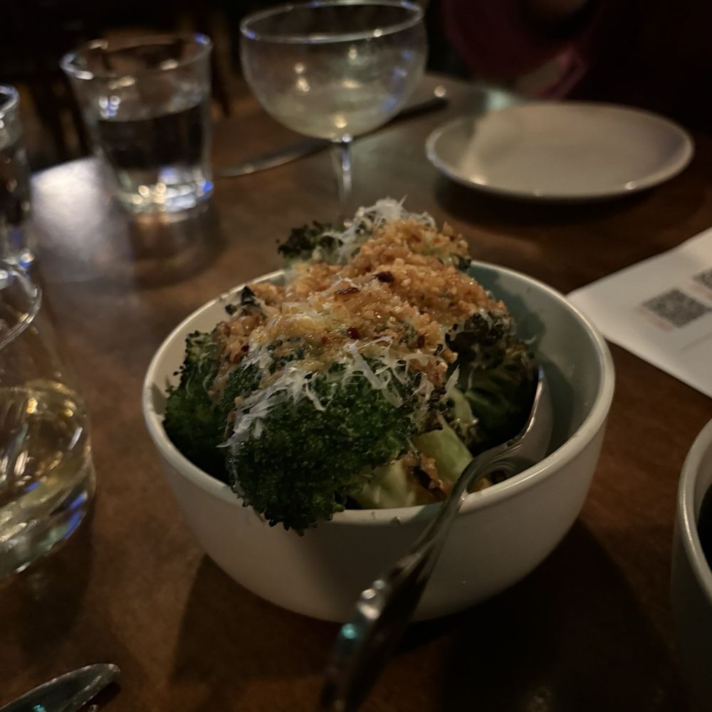 Tall Order - Roasted broccoli - Cocktail Bars Near Me - Somerville, Massachusetts Tall Order - Roasted broccoli - Cocktail Bars Near Me - Somerville, Massachusetts