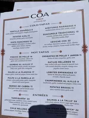 Menu photo 4 Coa Oak Brook, IL Menu photo 4 Coa Oak Brook, IL