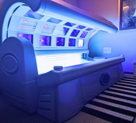 The best place to go for the sun-kissed glow! - Looking for a tanning salon that’s easy, clean, and relaxing? Welcome to Gold N Tan in Pewaukee.

We’re all about making your glow-up effortless—from UV tanning to spray tanning and even red light therapy. We offer a wide range of high-quality beds, including stand-up and lay-down options across multiple intensity levels. Want something sunless? Misty, our private, heated Mystic Kyss spray booth, gives you an even, natural-looking tan—no awkward airbrushing sessions required. Just step in, and Misty talks you through the whole process.

Our pricing is simple and transparent, with no surprise fees for things like goggles or lotion. In fact, we offer great lotion for free, and also carry a curated selection of premium options if you want to upgrade. Whether you’re looking to build your base tan or maintain your glow, we’re here to help answer any questions and guide you to your perfect tan.

Clean, comfortable, and refreshingly laid-back—Gold N Tan Pewaukee. The best place to go for the sun-kissed glow.