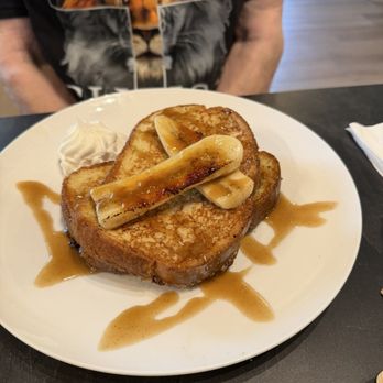Buttermilk Cafe - banana french toast without the normal pecans. - Breakfast & Brunch Near Me - Willis, Texas Buttermilk Cafe - banana french toast without the normal pecans. - Breakfast & Brunch Near Me - Willis, Texas