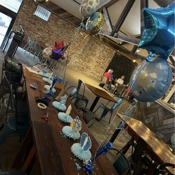 Cypress & Grove Brewing Company - The area we decorated for my co workers baby shower - Breweries Near Me - Gainesville, Florida