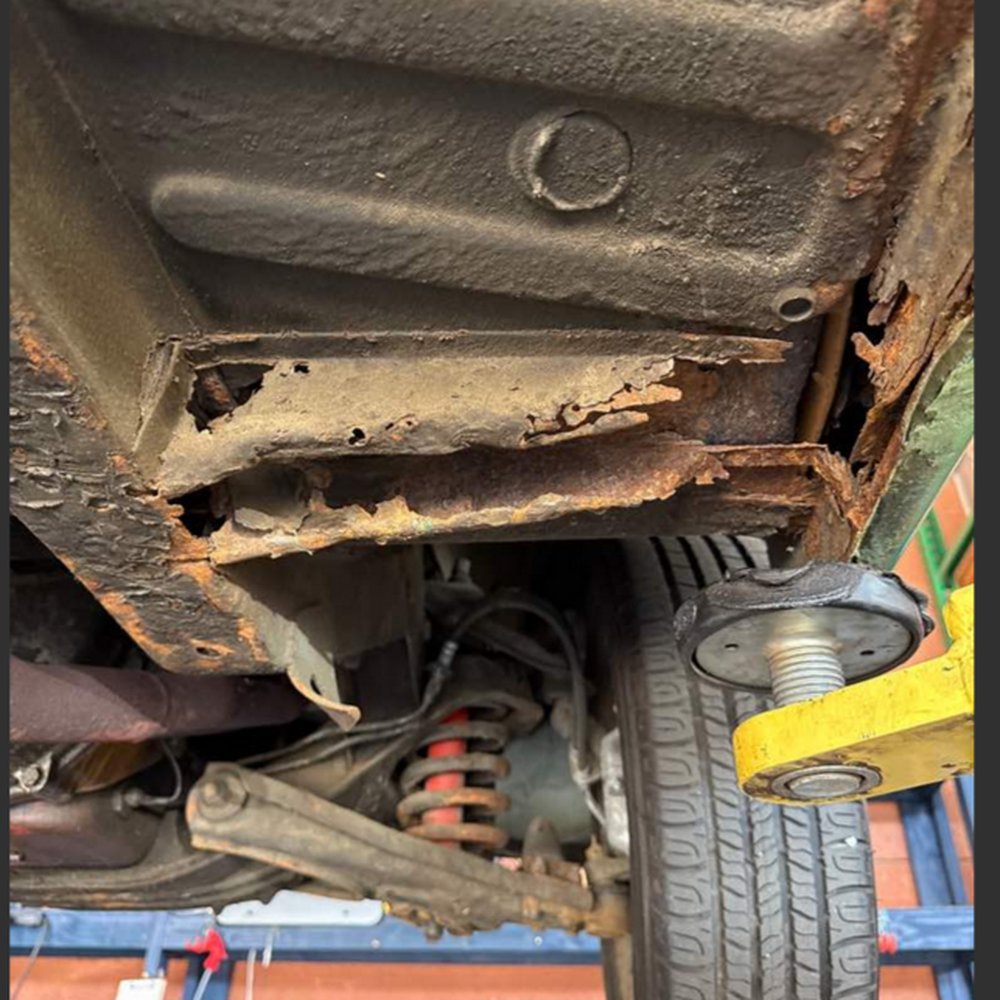 PPI Auto Inspection - Some of the damage that Narbie uncovered. - Car Inspectors Near Me
