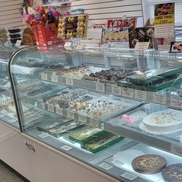 Front candy in house made candy