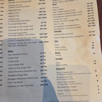 Soto South Lamar - Drinks menu pt 2.5 - Japanese Near Me - Austin, Texas Soto South Lamar - Drinks menu pt 2.5 - Japanese Near Me - Austin, Texas