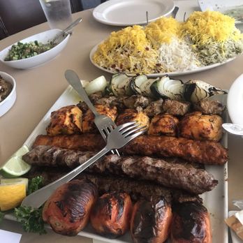 Darya Restaurant - Soltani Kabob; Juicy Chicken, Chicken Koobideh, Lamb kabob, and variety of rice. - Persian/Iranian Near Me - Orange, California Darya Restaurant - Soltani Kabob; Juicy Chicken, Chicken Koobideh, Lamb kabob, and variety of rice. - Persian/Iranian Near Me - Orange, California