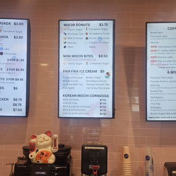 Dot & Dough - Menu Board - Desserts Near Me - Eastvale, California