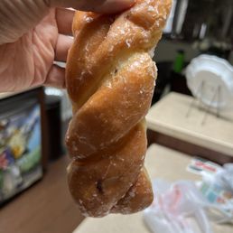 I can only assume this donut was cooked in the old grease as well I can only assume this donut was cooked in the old grease as well