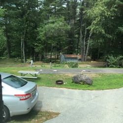 Our campsite and our neighbors car. Not exactly a nice and/or safe place for a fire.