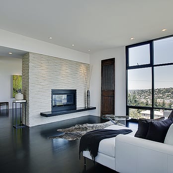 Five Star Granite - a modern living room with a view - General Contractors Near Me - Woodinville, Washington Five Star Granite - a modern living room with a view - General Contractors Near Me - Woodinville, Washington