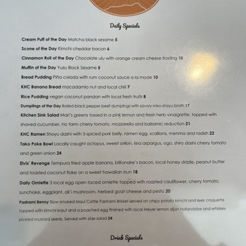 Koko Head Cafe - Specials - Breakfast & Brunch Near Me - Honolulu, Hawaii