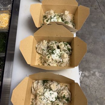 Fancy Potato Cafe - Delicious dumplings ready!! - Comfort Food Near Me - Los Angeles, California