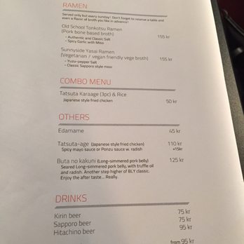 Blue Light Yokohama - Sunday menu - Japanese Near Me - Stockholm, Alberta
