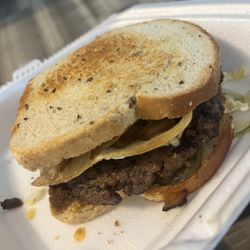 Hamburger Depot - Southwest burger on Rye
