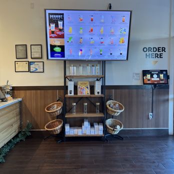 Teaspoon Milpitas - Menu screen and order keyboard. - Coffee & Tea Near Me - Milpitas, California
