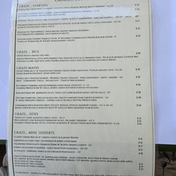 Graze MCA - Menu
