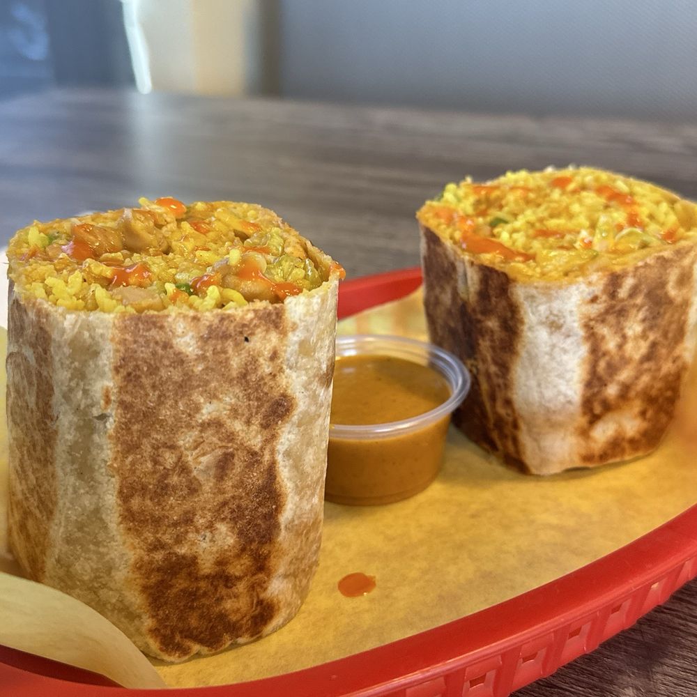 Appu's Turmeric Cafe - The Maharani Burrito - Vegetarian Near Me - Long Beach, California Appu's Turmeric Cafe - The Maharani Burrito - Vegetarian Near Me - Long Beach, California