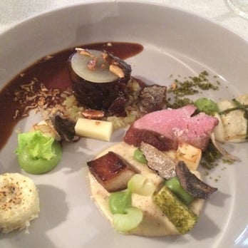 TrüffelSchwein - Iberico pork * truffle * celery * almonds - Modern European Near Me - Hamburg, HH