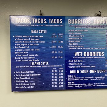 Jawz Mexican Grill - Menu and pricing - Mexican Near Me - Kihei, Hawaii