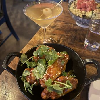 Jing Yan - Korean Wings and Lychee Martini - Chinese Near Me - Portland, Maine