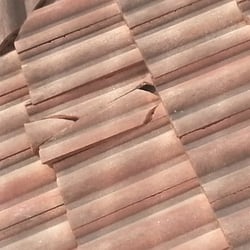 Presto Home Inspection - Cracked and displaced roof tiles