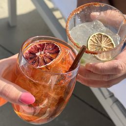 Aperol Spritz and Spicy Margarita Aperol Spritz and Spicy Margarita