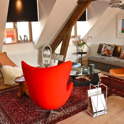Tempor'area Apartment - Seating area in the livingroom