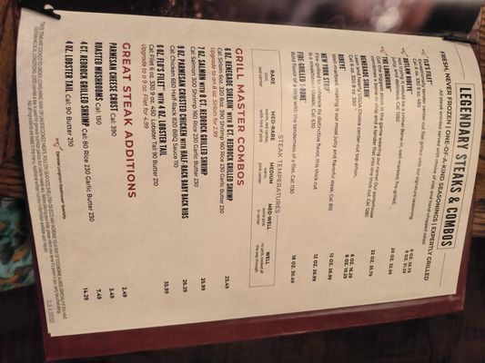 Menu photo 4 LongHorn Steakhouse Jacksonville, FL