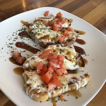 The Kitchen - Caprese Garlic Bread - New American Near Me - Wichita, Kansas The Kitchen - Caprese Garlic Bread - New American Near Me - Wichita, Kansas