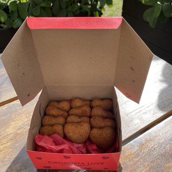 Dos Croquetas - Valentine's Day heart shaped croquetas. - Bakeries Near Me - Miami, Florida Dos Croquetas - Valentine's Day heart shaped croquetas. - Bakeries Near Me - Miami, Florida