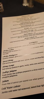 Menu photo 4 Antiquity Restaurant Albuquerque, NM